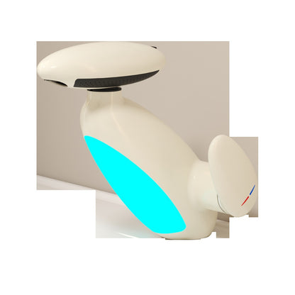 Penguin Pull-Out Faucet with Ambient Light for Bathroom Sink
