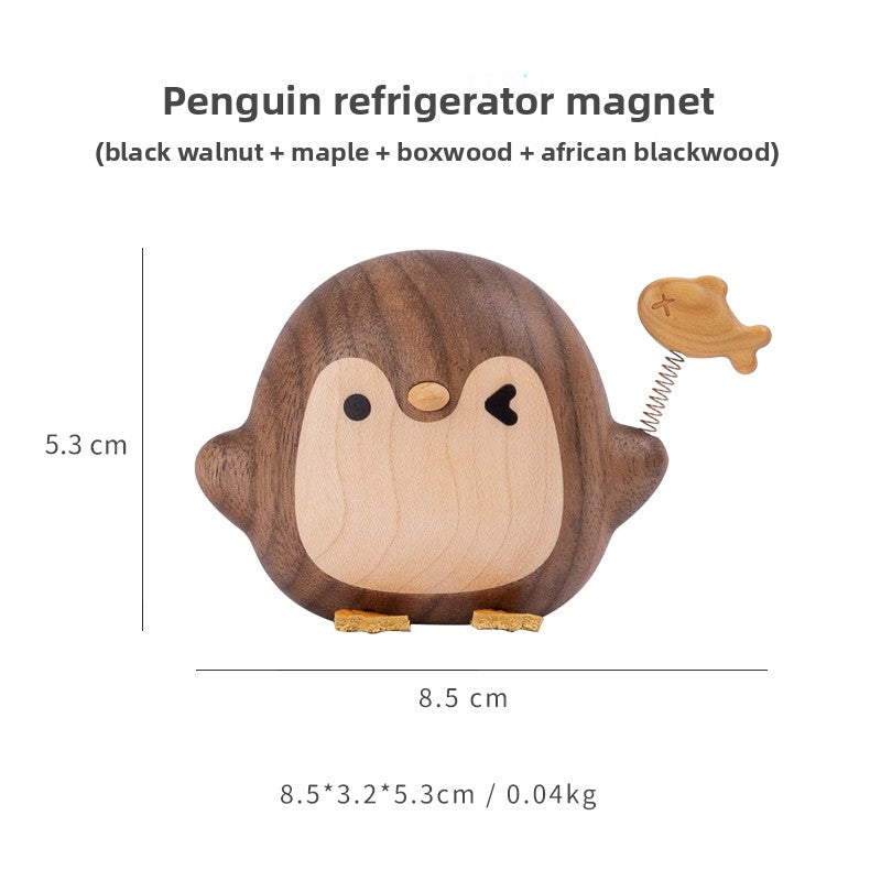 Penguin Refrigerator Magnet – Cartoon Magnetic Car Decoration