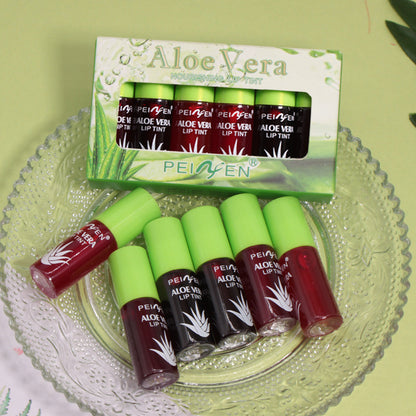 Penifen Aloe Vera Lip Gloss Moisturizing Lipstick Set