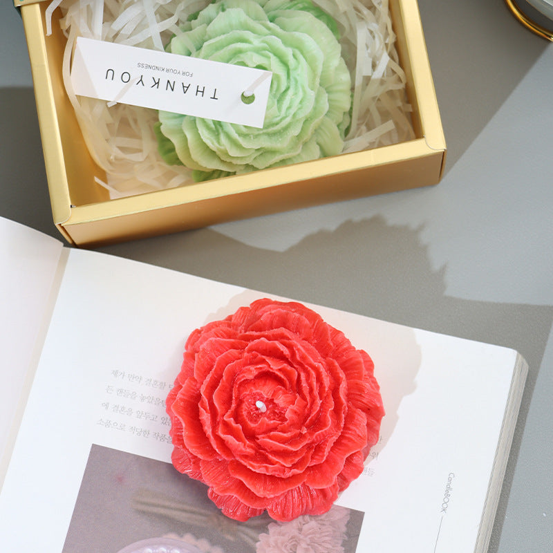 Peony Flower Silicone Mold for DIY Candles