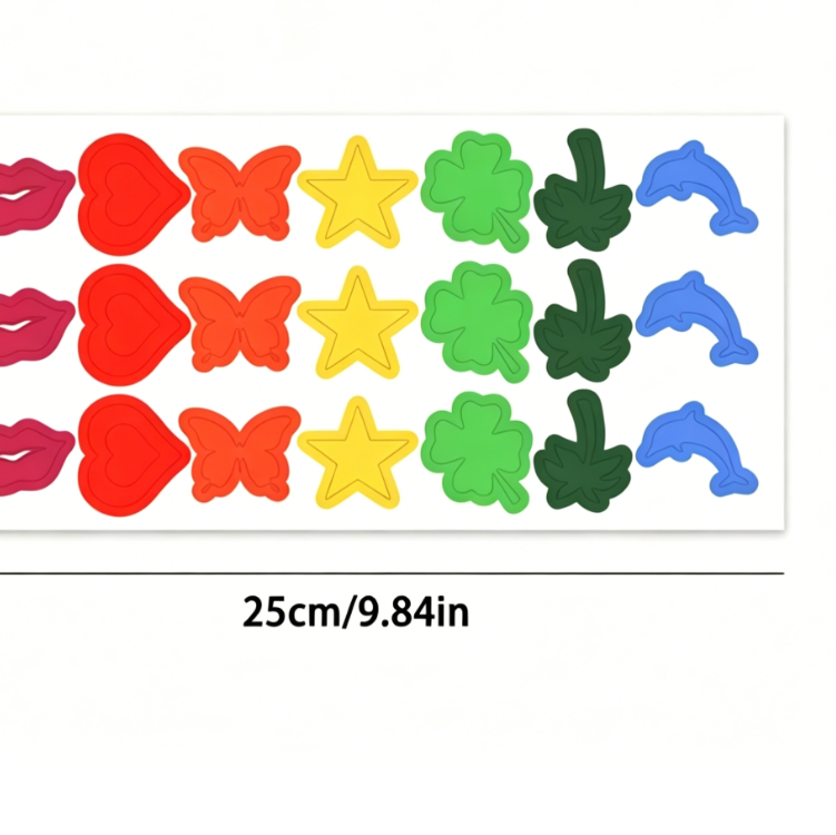 Perforated Body Tanning Stickers for Sunbathing
