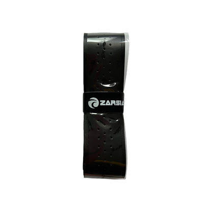 Perforated inner handle wrapped with leather