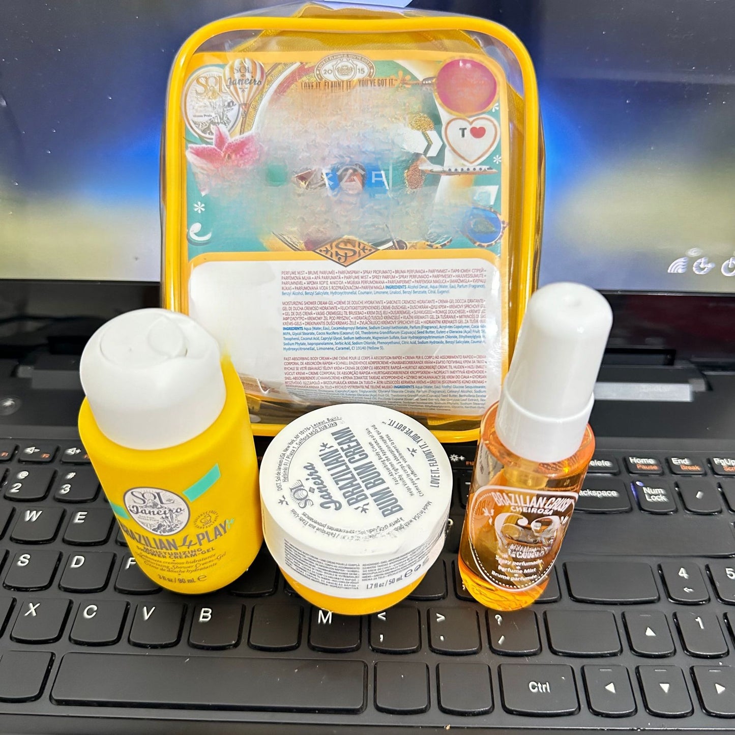 Perfume travel set.
