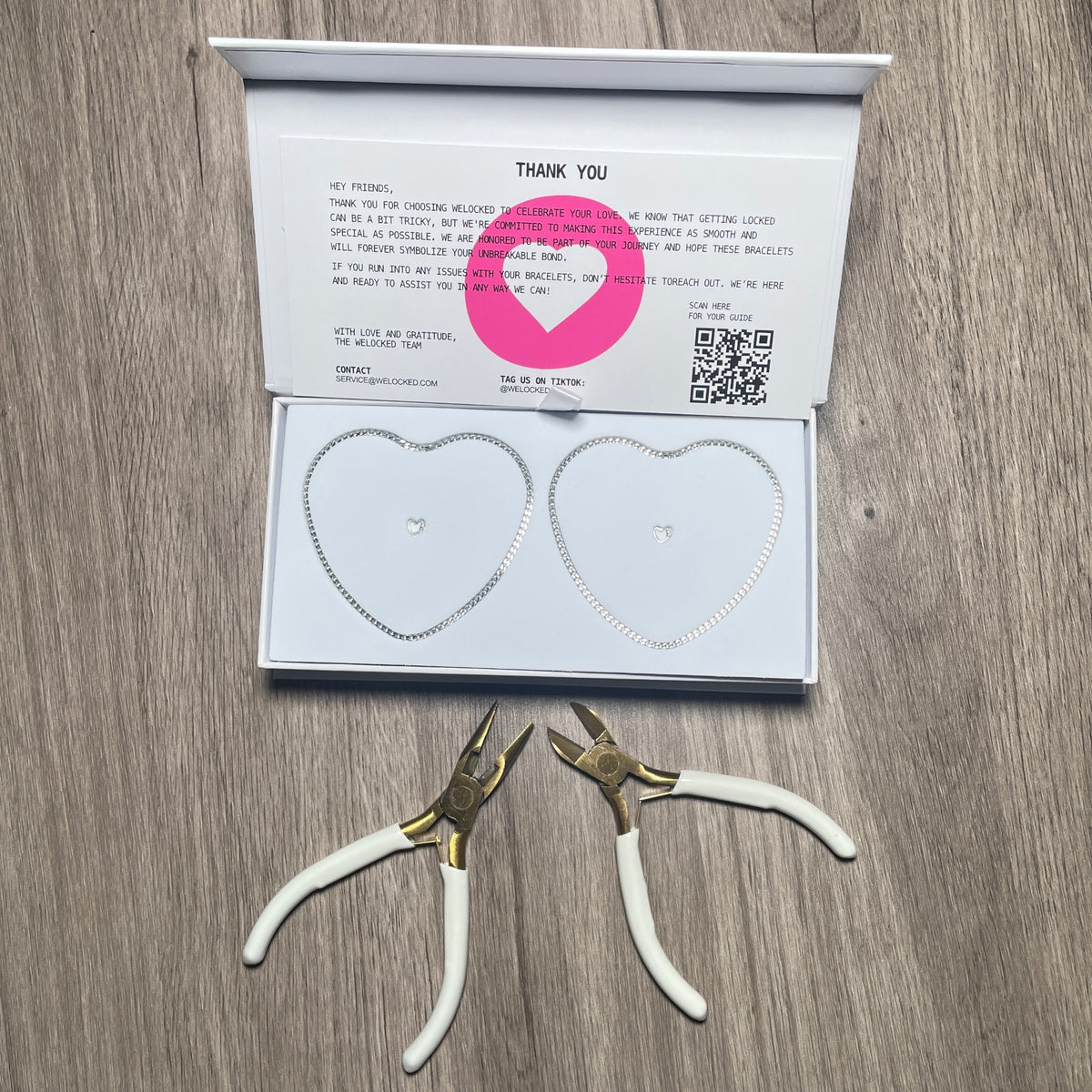 Permanent Couple Bracelet Set