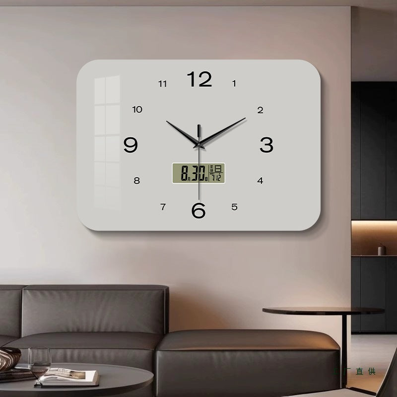 Perpetual Calendar Silent Wall Clock