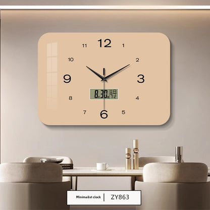 Perpetual Calendar Silent Wall Clock