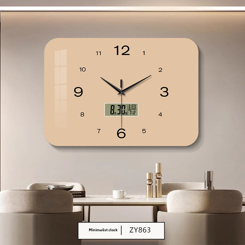 Perpetual Calendar Silent Wall Clock