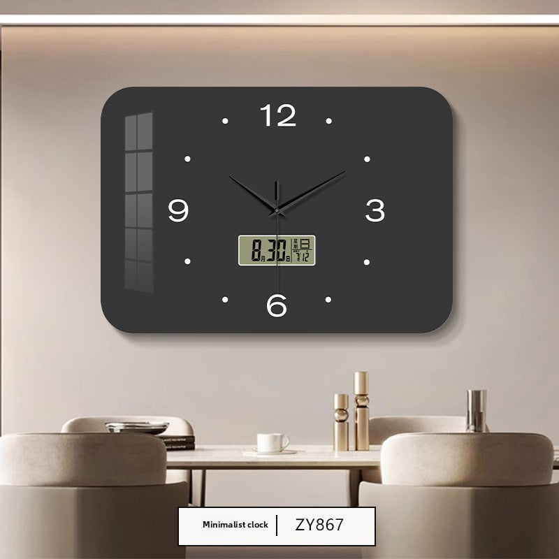 Perpetual Calendar Silent Wall Clock