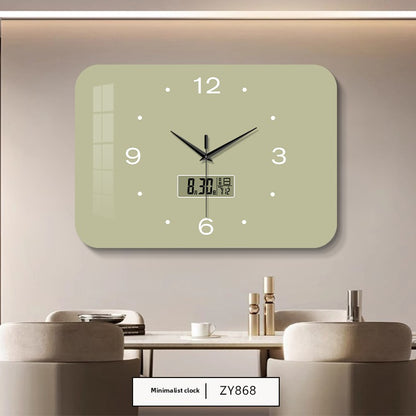Perpetual Calendar Silent Wall Clock