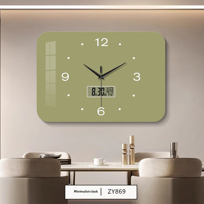Perpetual Calendar Silent Wall Clock
