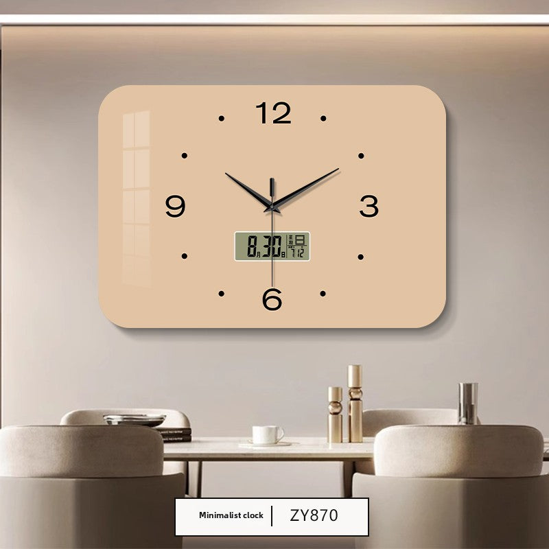 Perpetual Calendar Silent Wall Clock