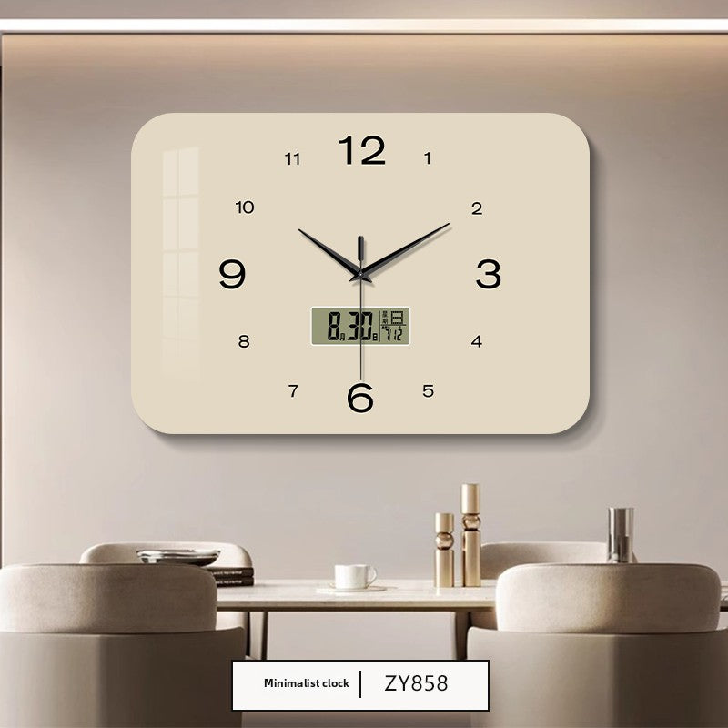 Perpetual Calendar Silent Wall Clock