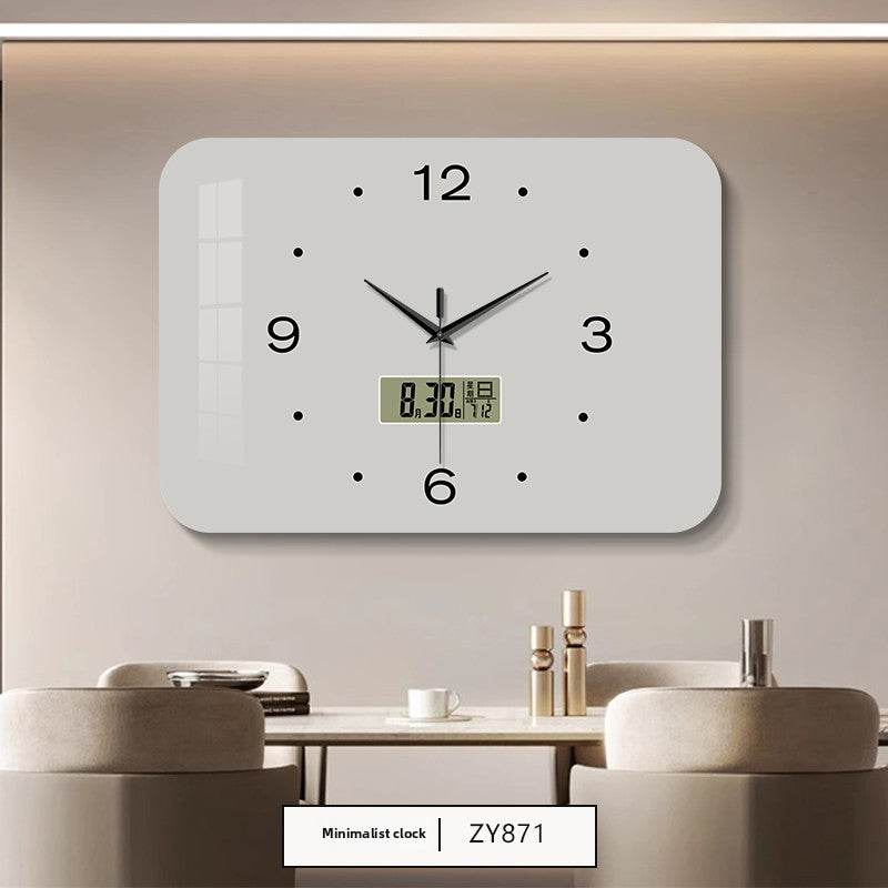 Perpetual Calendar Silent Wall Clock