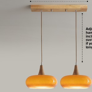 Persimmon pendant lamp