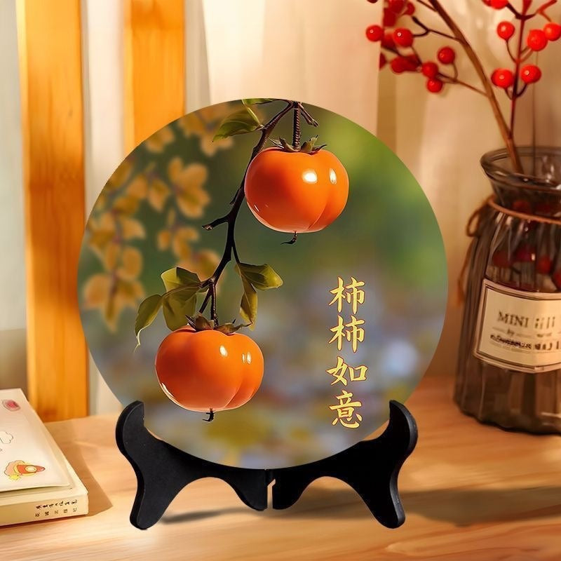Persimmon Prosperity Decorative Painting