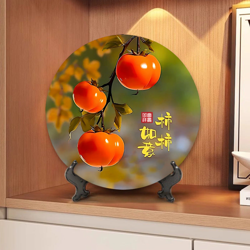 Persimmon Prosperity Decorative Painting