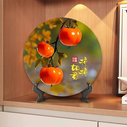 Persimmon Prosperity Decorative Painting
