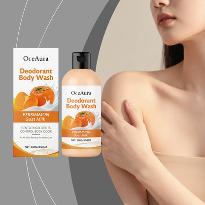 Persimmon Refreshing Body Wash Gentle Cleansing Moisturizing Smooth Skin
