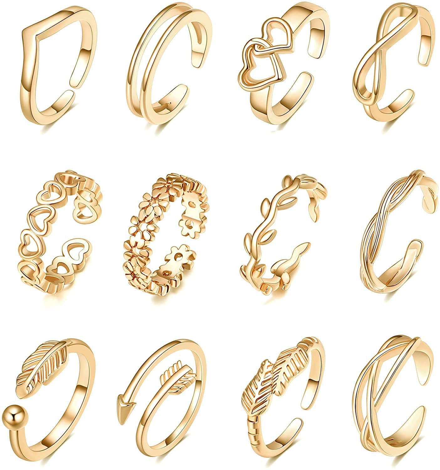 Personality Hollow Love Retro Women's Foot Ring
