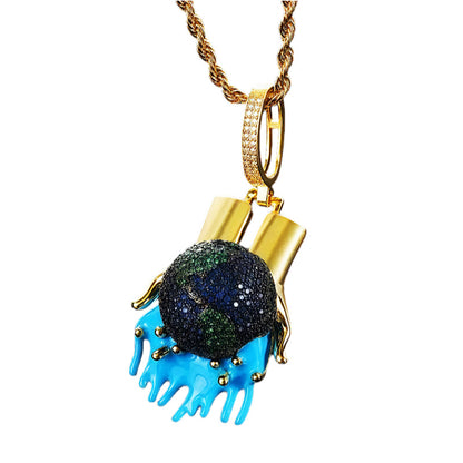 Personalized Alloy Pendant Necklace
