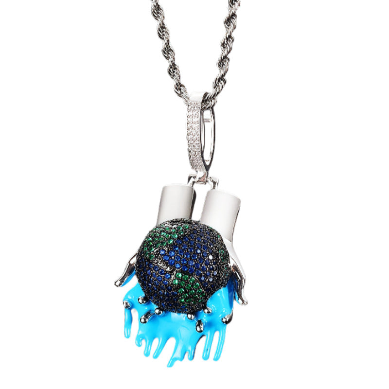 Personalized Alloy Pendant Necklace