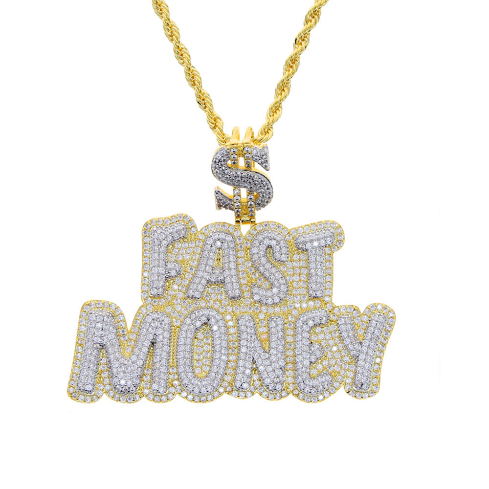 Personalized Alloy Pendant Necklace