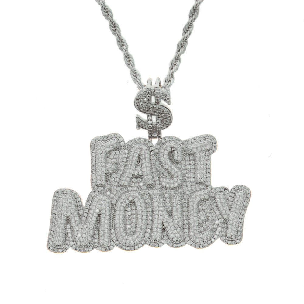 Personalized Alloy Pendant Necklace