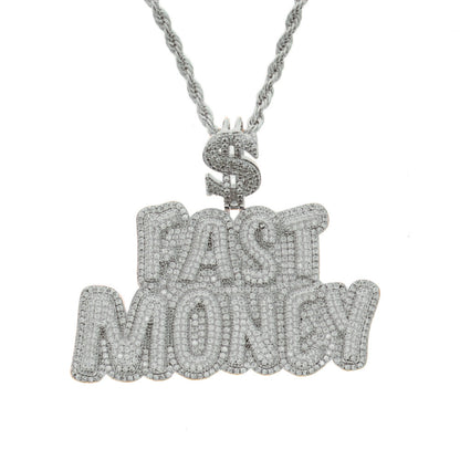 Personalized Alloy Pendant Necklace