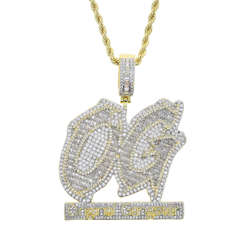 Personalized Alloy Pendant Necklace