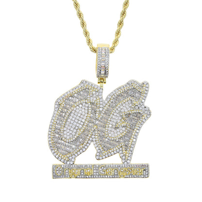 Personalized Alloy Pendant Necklace