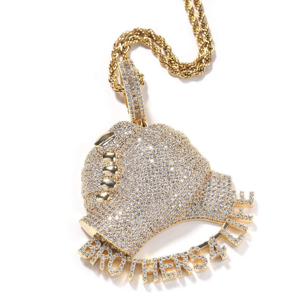 Personalized Alloy Pendant Necklace