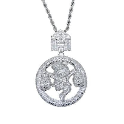 Personalized Alloy Pendant Necklace