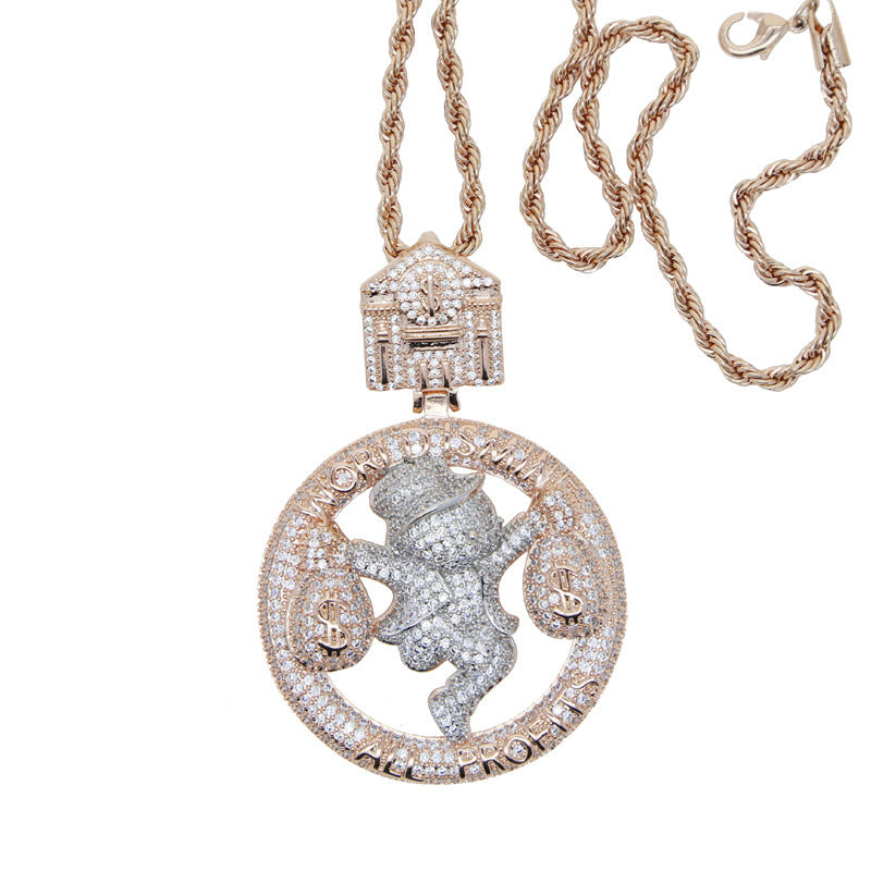 Personalized Alloy Pendant Necklace
