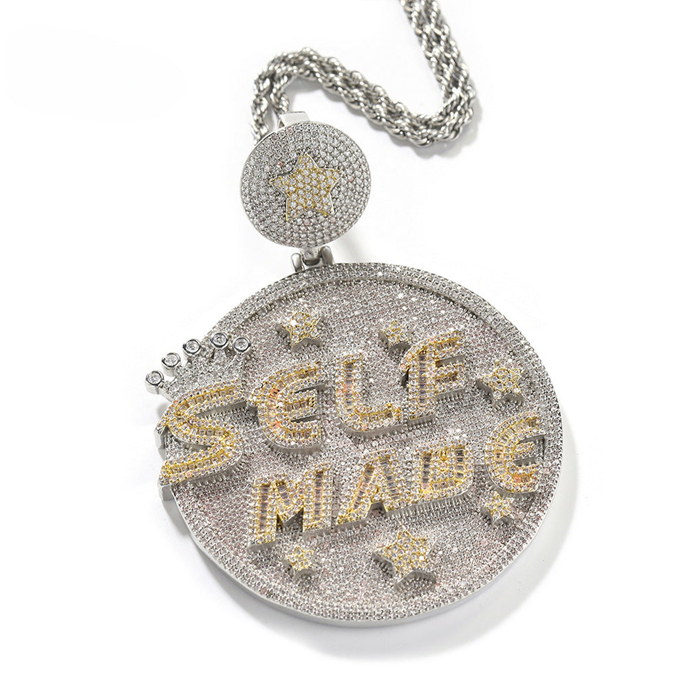 Personalized Alloy Pendant Necklace