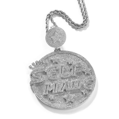 Personalized Alloy Pendant Necklace