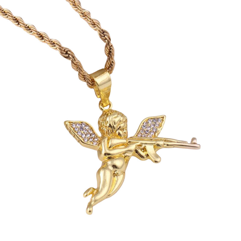 Personalized Alloy Pendant Necklace