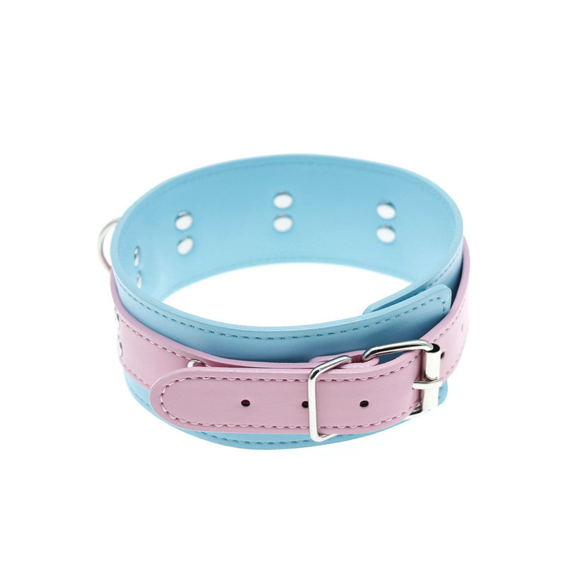 Personalized collar leash toy