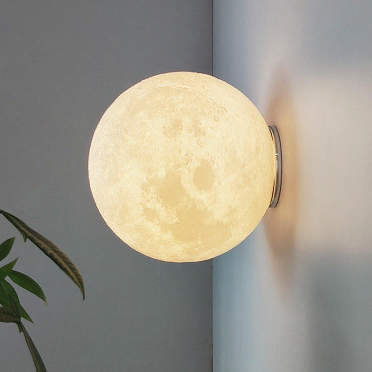 Personalized Creative 3D Printing Moon Wall Lamp