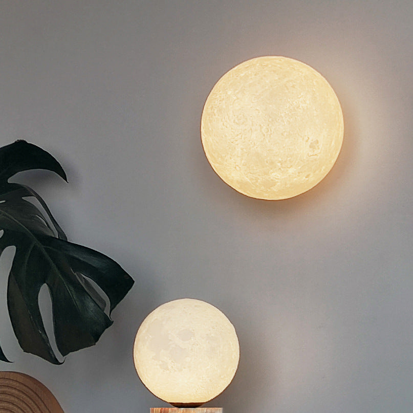 Personalized Creative 3D Printing Moon Wall Lamp