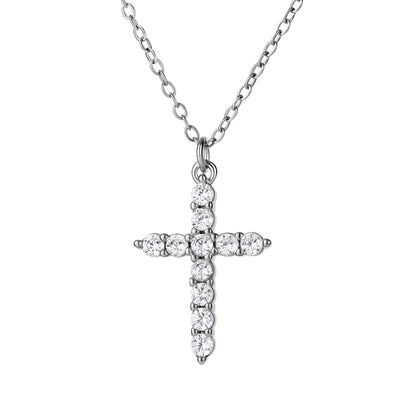 Personalized cross necklace