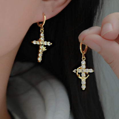 Personalized cross necklace
