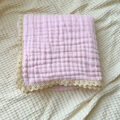Personalized Embroidered Baby Gauze Cotton Blanket