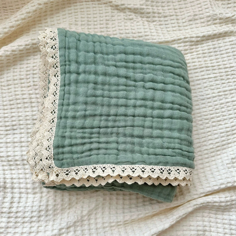 Personalized Embroidered Baby Gauze Cotton Blanket
