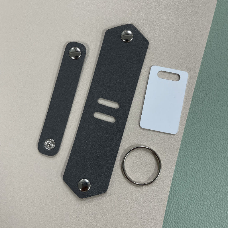 Personalized Leather Photo Keychain Custom Gift