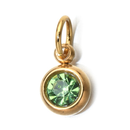 Personalized Letter Birthstone Necklace