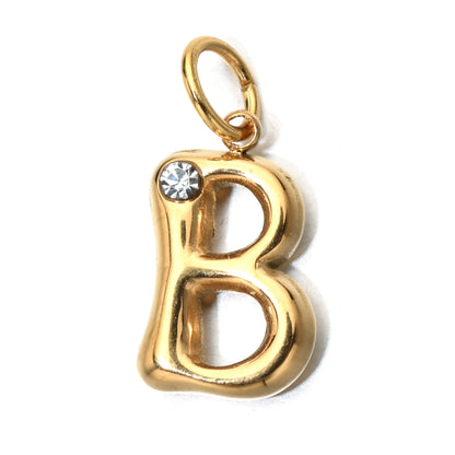 Personalized Letter Birthstone Necklace