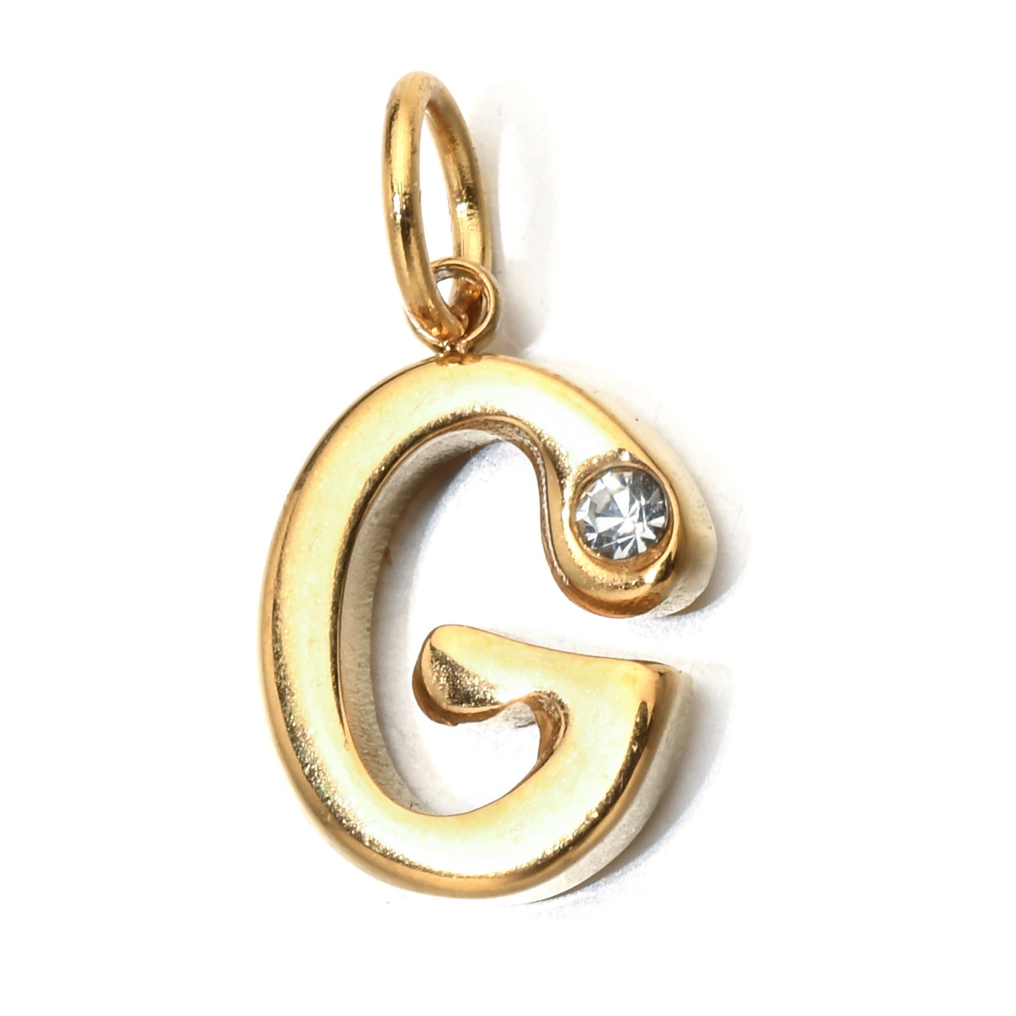 Personalized Letter Birthstone Necklace