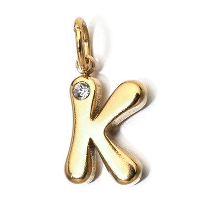 Personalized Letter Birthstone Necklace