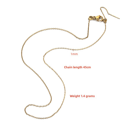 Personalized Letter Birthstone Necklace