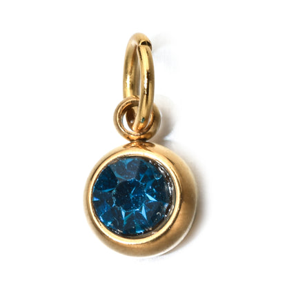 Personalized Letter Birthstone Necklace
